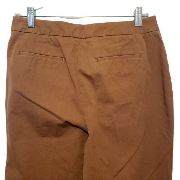 ColdWater Creek Womens Size 10  Brown Solid Classic Fit Chino Pants - Picture 5 of 11